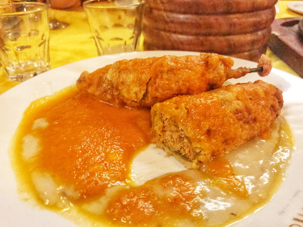 Chilis stuffed with shark.. What?